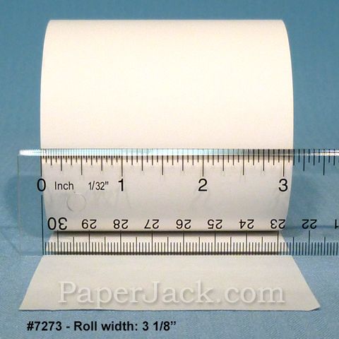 3 1/8 in. x 273 ft. Thermal Paper Rolls #7273